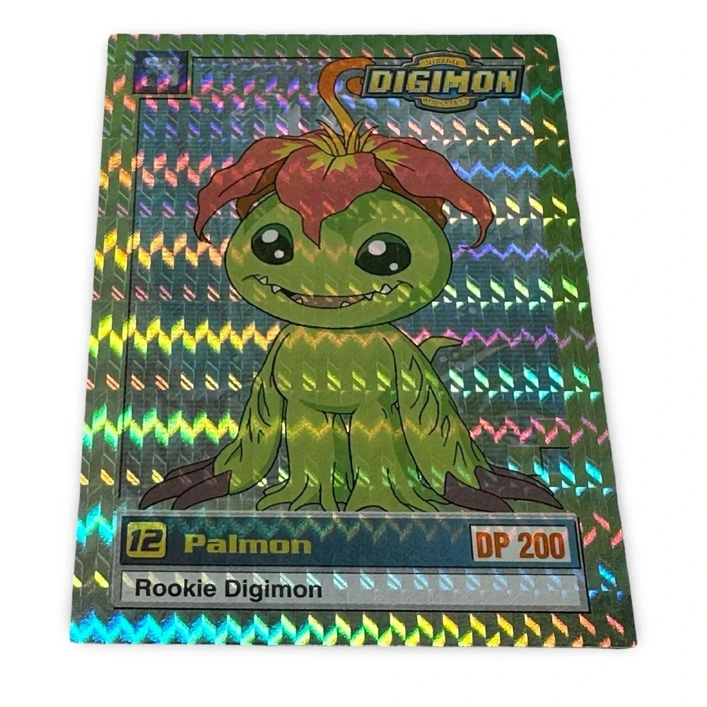 1999 Upper Deck Digimon Series 1 Palmon #12 Prism Holofoil Card 15 of 34